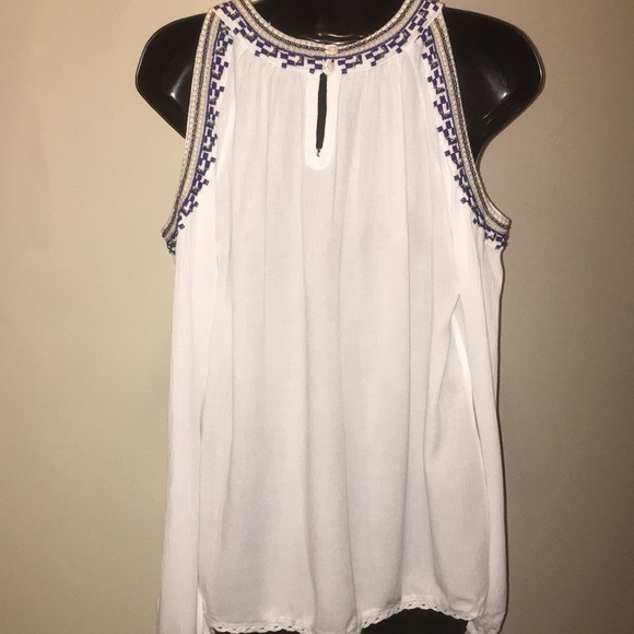 Saks Fifth Avenue Cold Shoulder Top - Picture 2 of 4